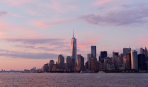 the new york harbor